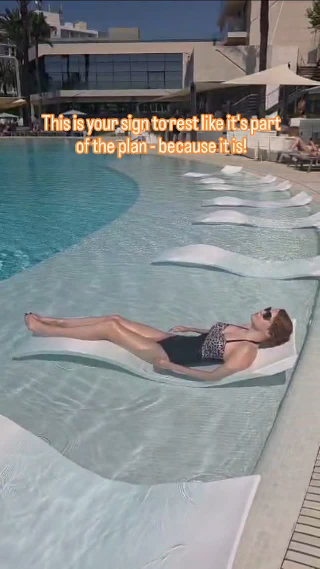 Your body does some of its best work when you’re doing absolutely nothing!
Rest days in Ibiza? Yes please. But wherever it happens rest is where the magic happens.
Whether you’re smashing workouts or just navigating busy life, your body