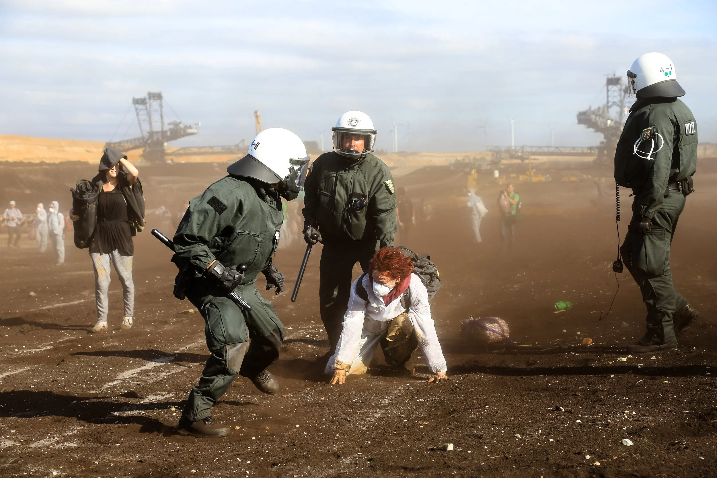 "Ende Gelände"-Protest against Coal Mining in Garzweiler, Germany