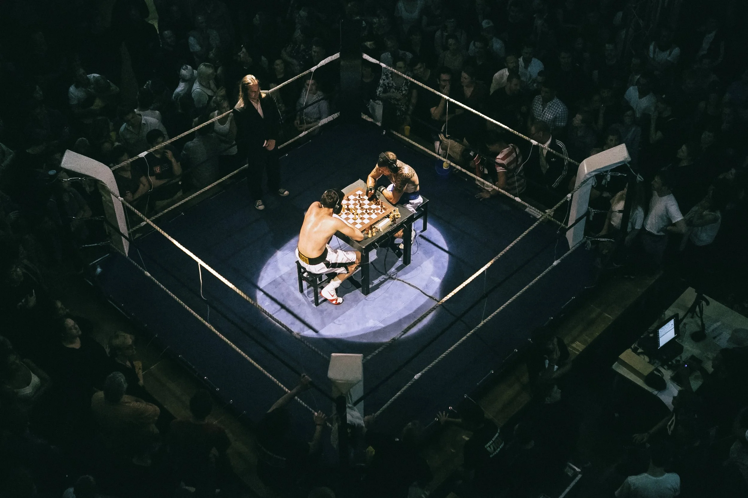 Chess-Boxing-Event in Berlin, Germany