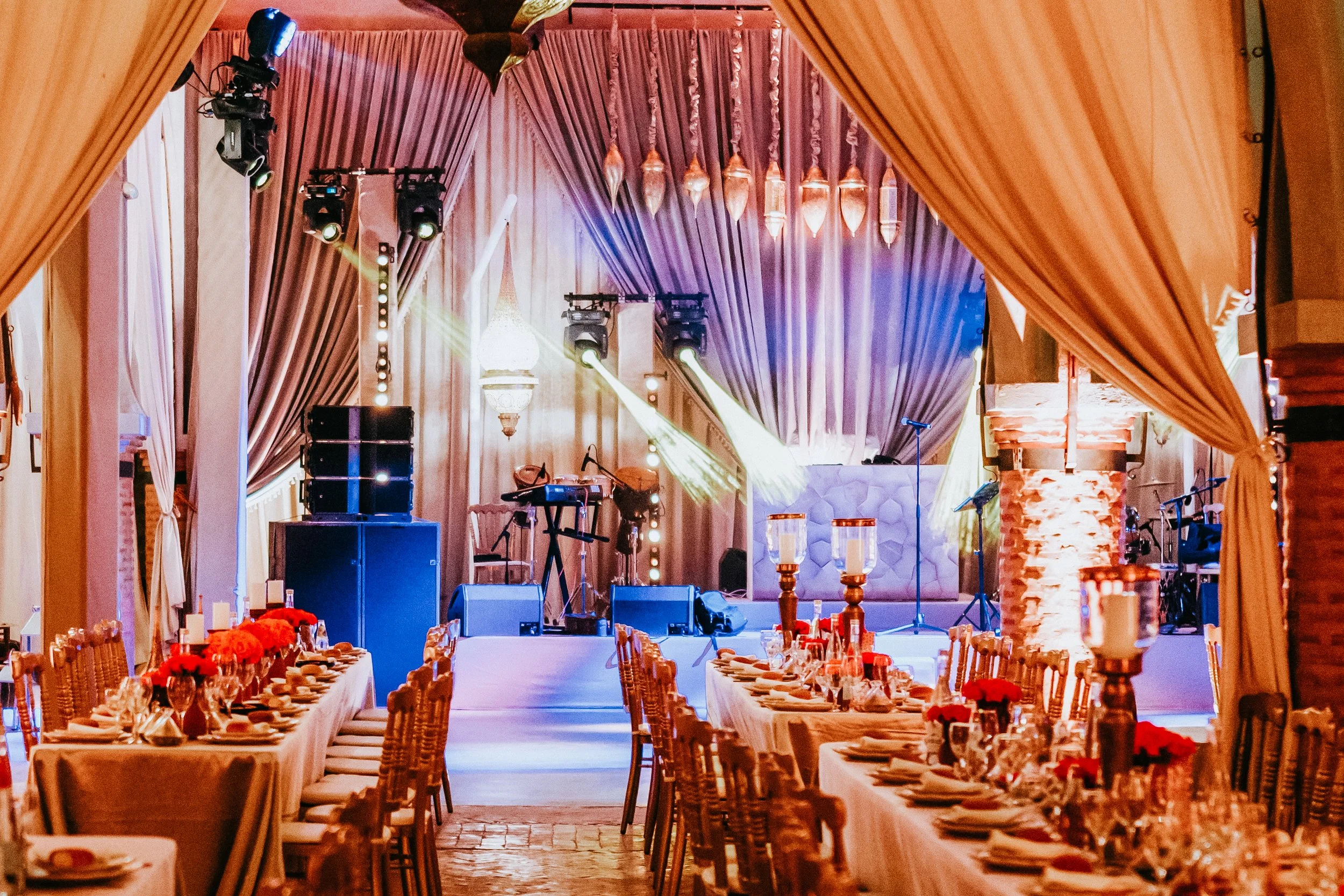 Décoration de henné par Monsieur Madame au Beldi Country Club Marrakech
