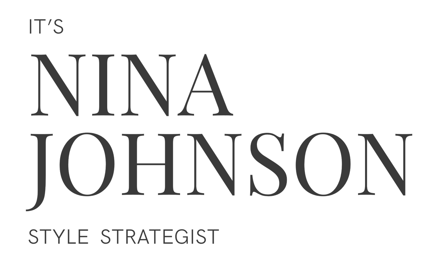 It's Nina Johnson