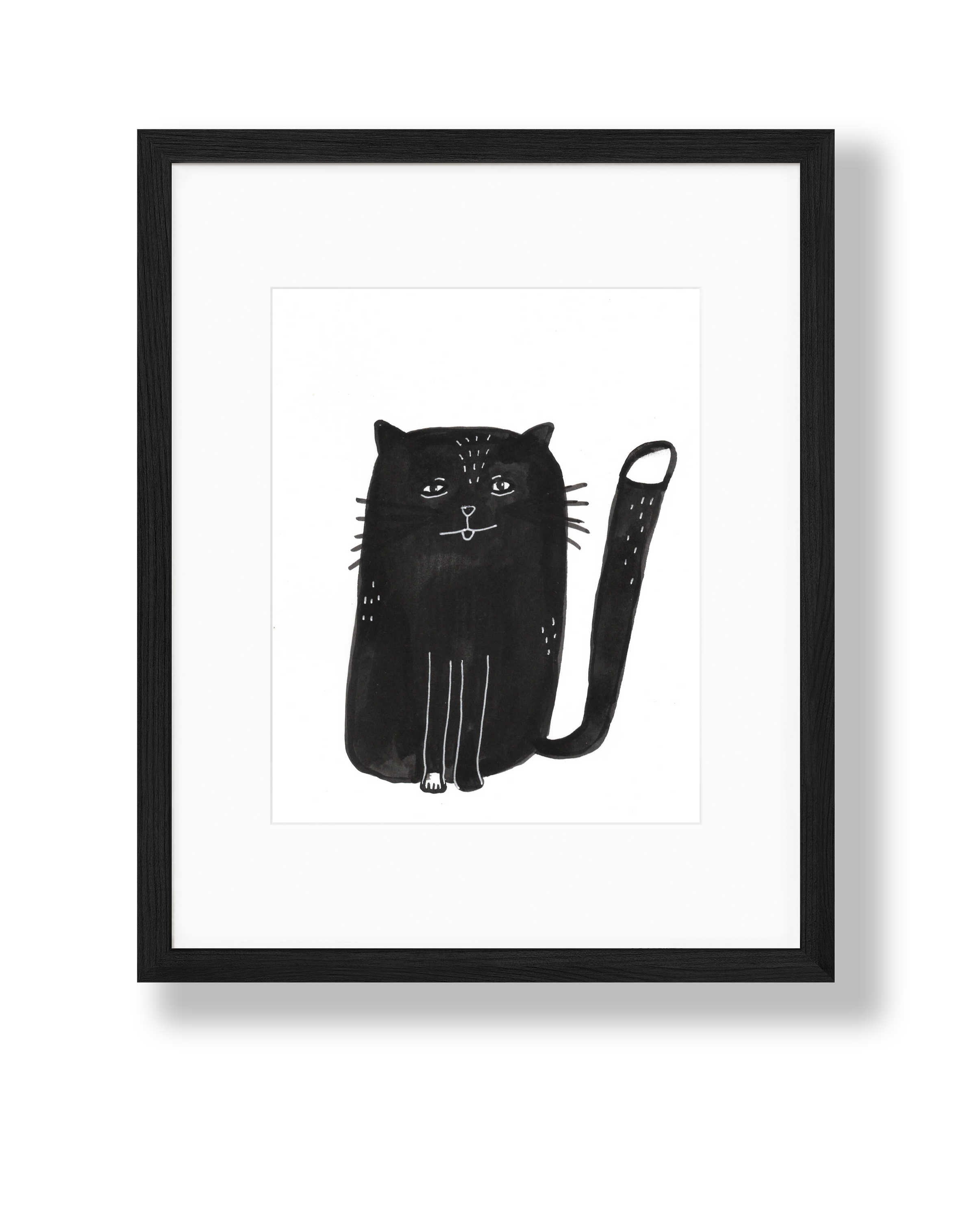 Cutie Cat Original Art by Inky Skoodles