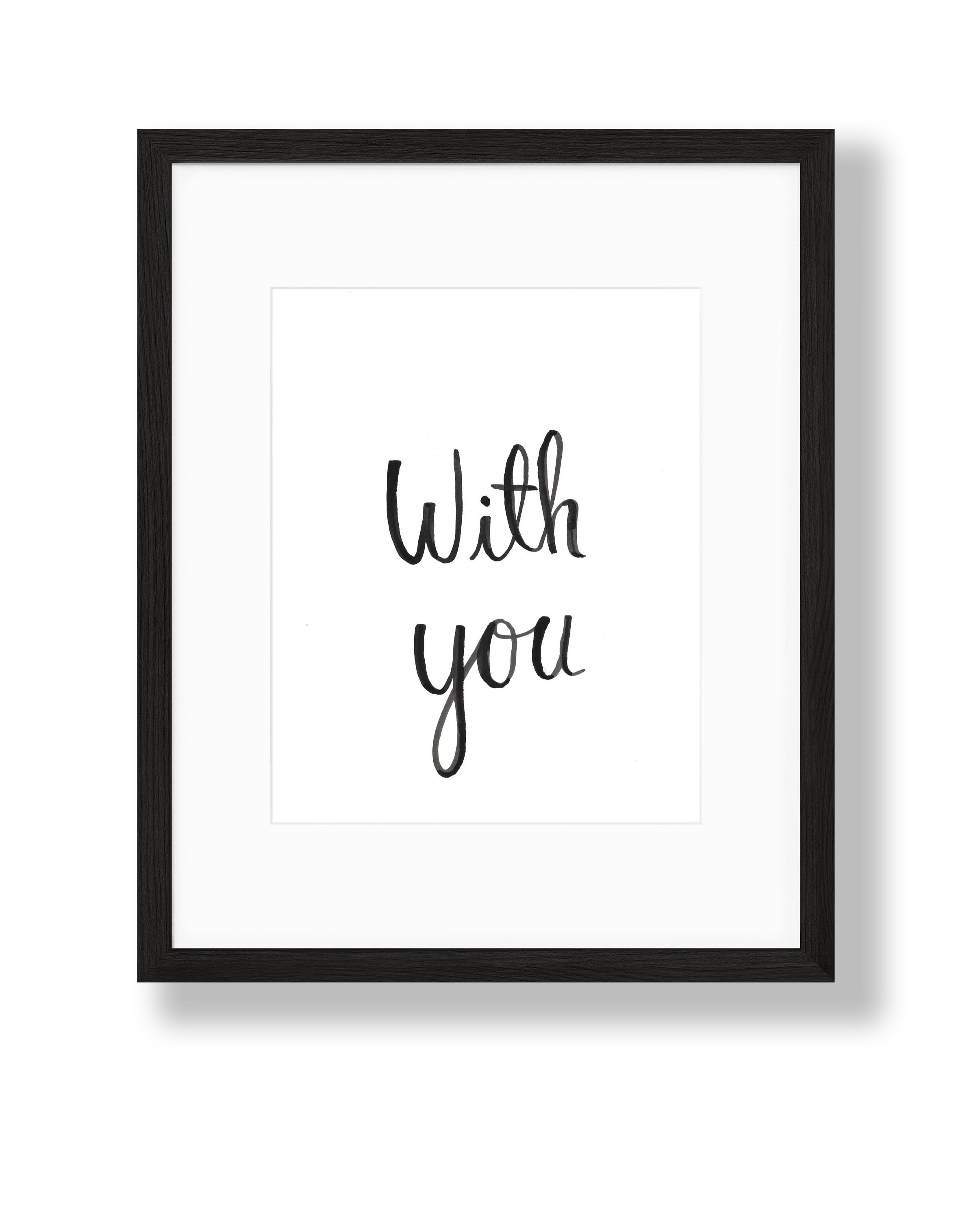 With You Original Art by Inky Skoodles