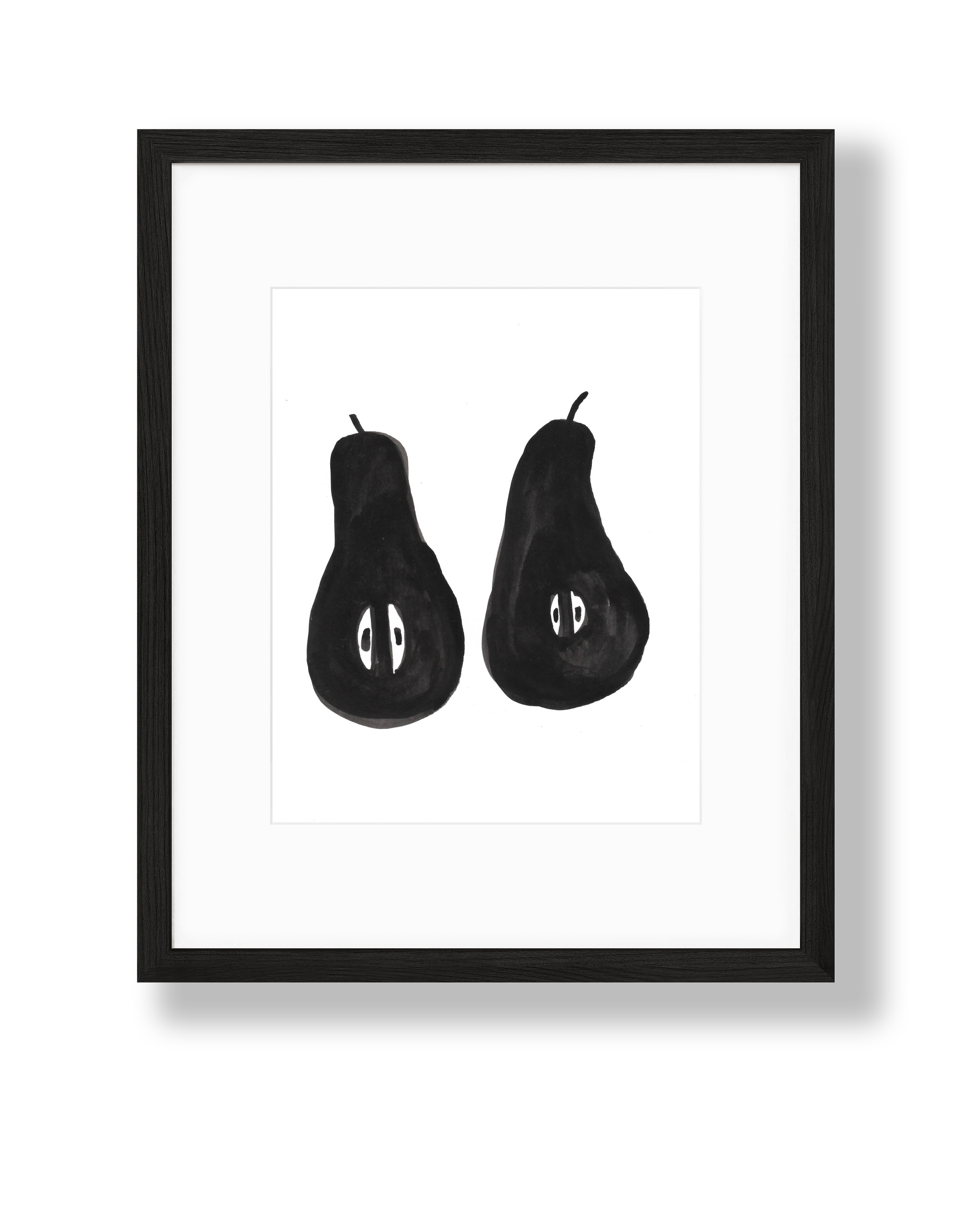 Pears Original Art by Inky Skoodles