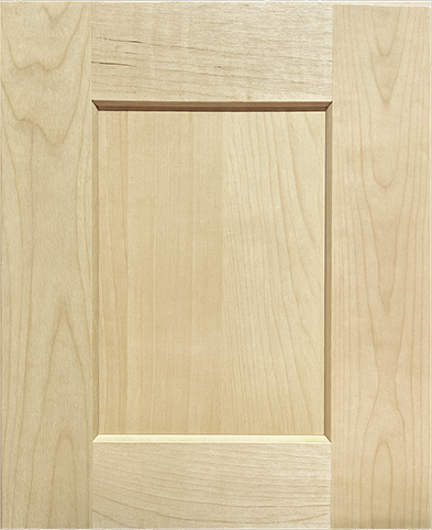 Natural Birch RTA cabinet sample door for bulk project color and material verification