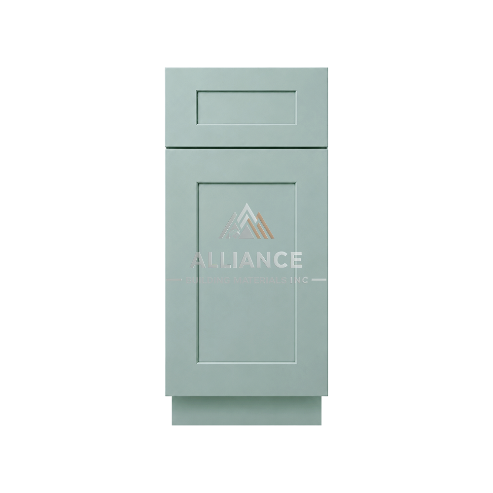 Light Sage Shaker Base Cabinets B09-B21丨Ready To Ship From US Warehouse