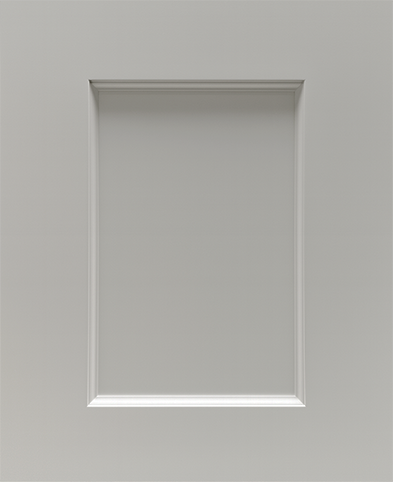 H Grey shaker RTA cabinet sample door for bulk project color and material verification