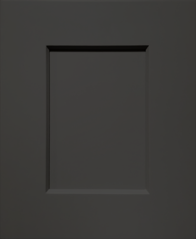 Graphite shaker cabinet sample door for contractor kitchen projects
