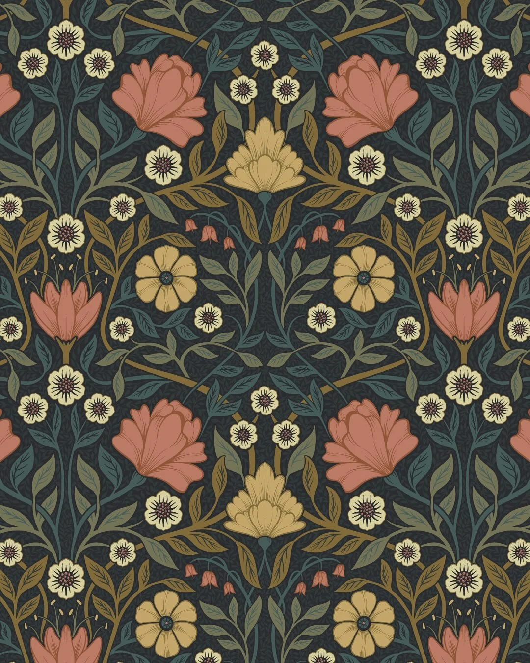 I love all things vintage, and my new surface pattern design definitely reflects that! 
.
.
.
#surfacepattern #surfacespatterns #surfacepatterndesign #artsandcrafts #artsandcraftsmovement