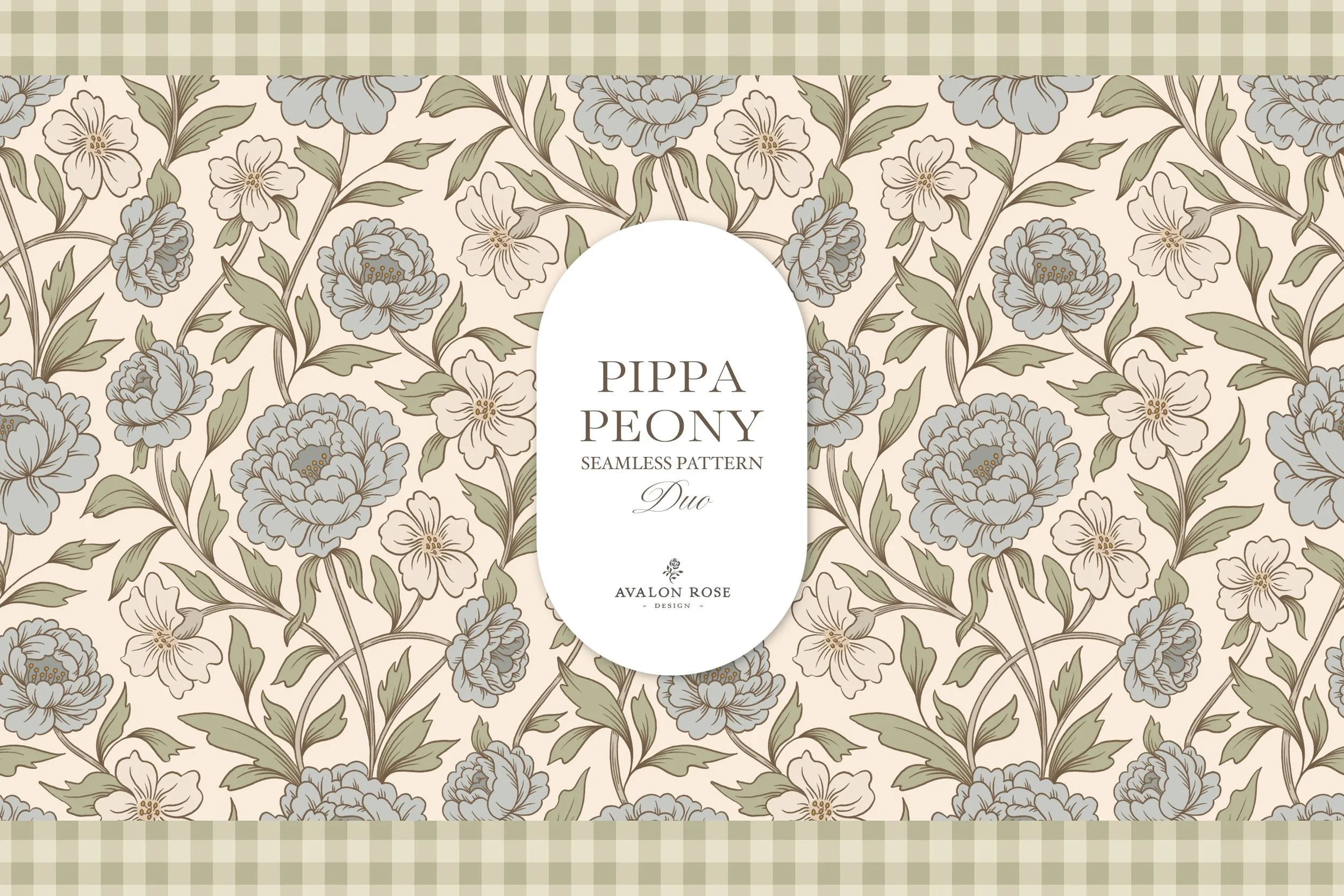 Pippa Peony Floral Patterns