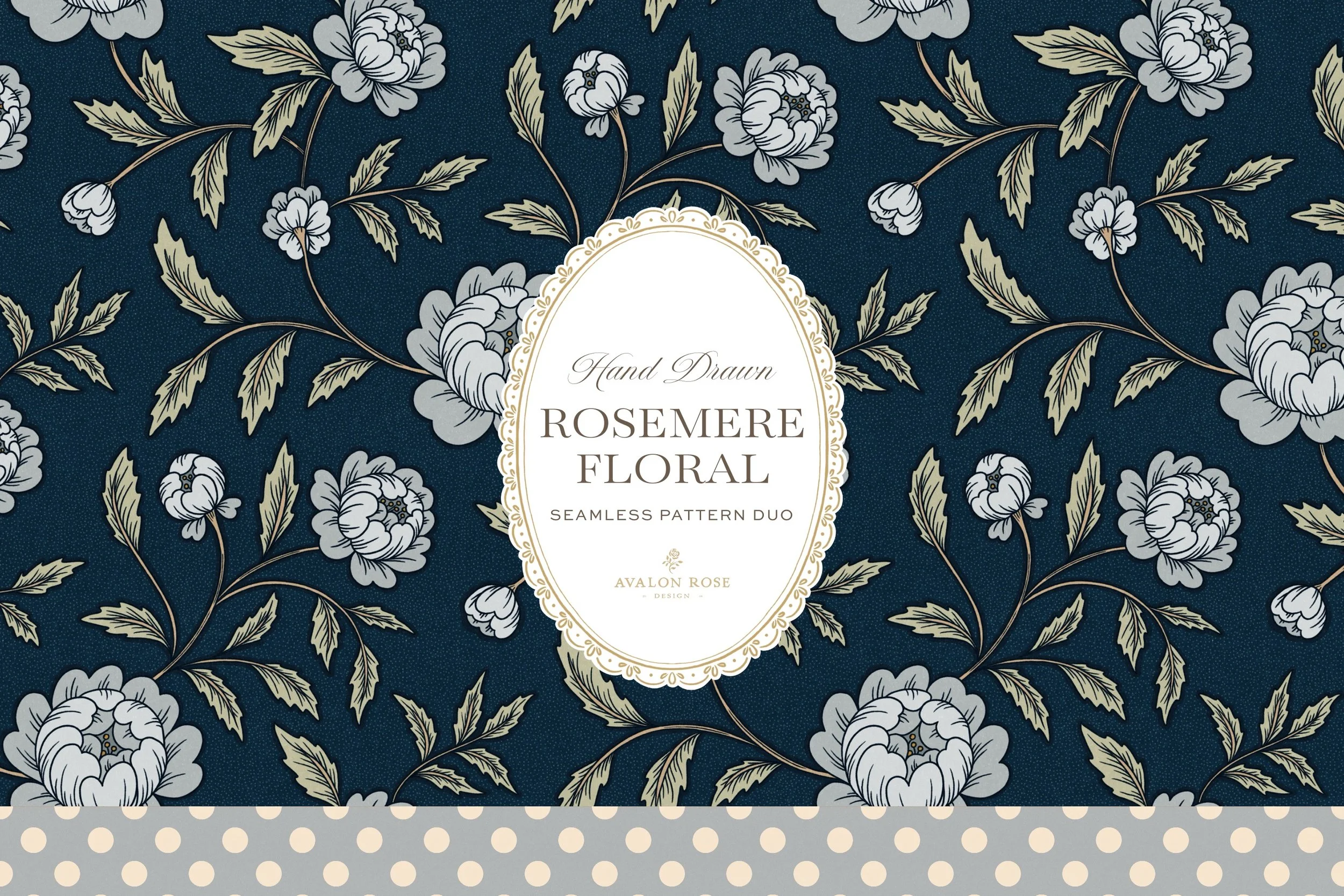 Rosemere Hand Drawn Floral Patterns