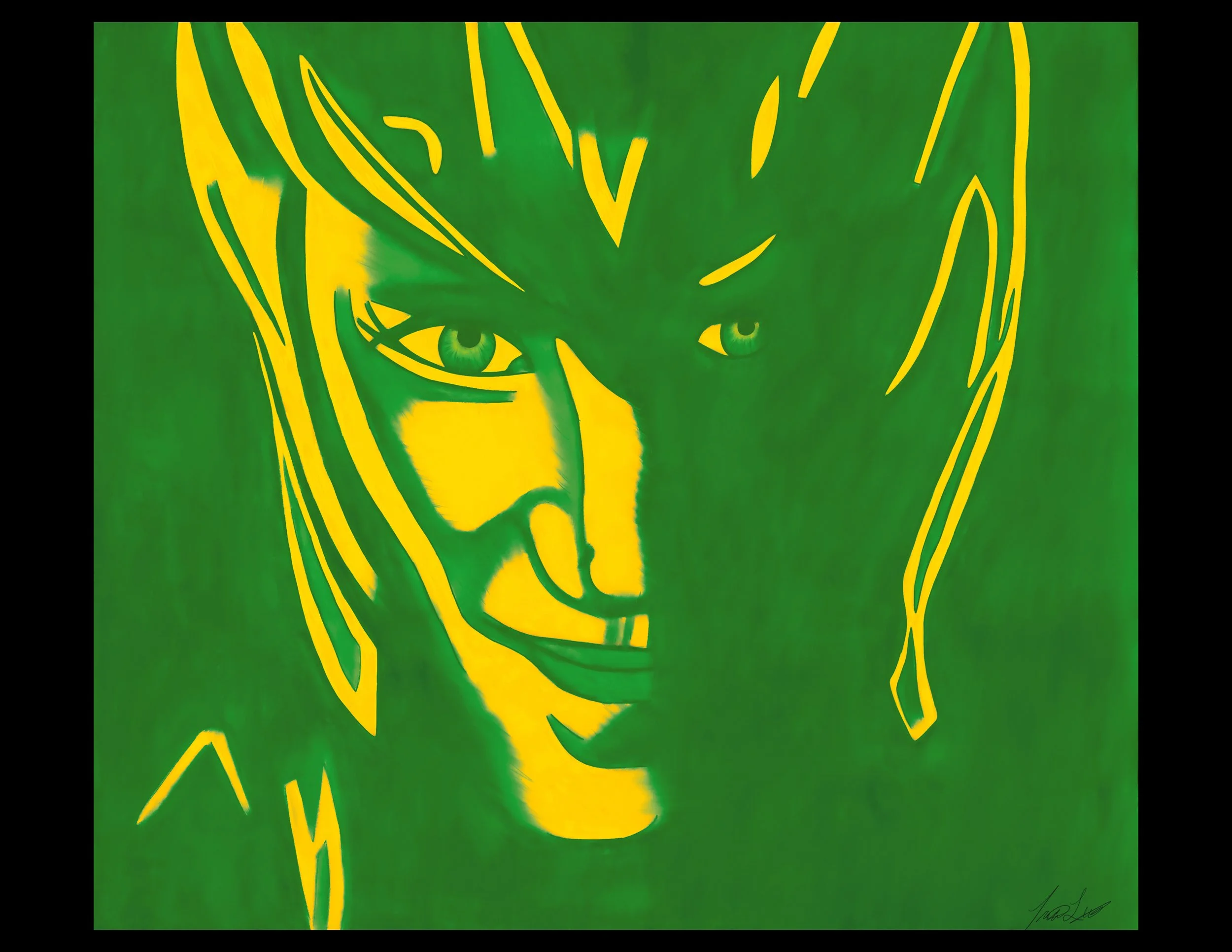 Glorious Purpose - Figure Ground drawing (Digitized and Recolored)