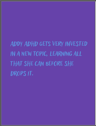 Addy ADHD 