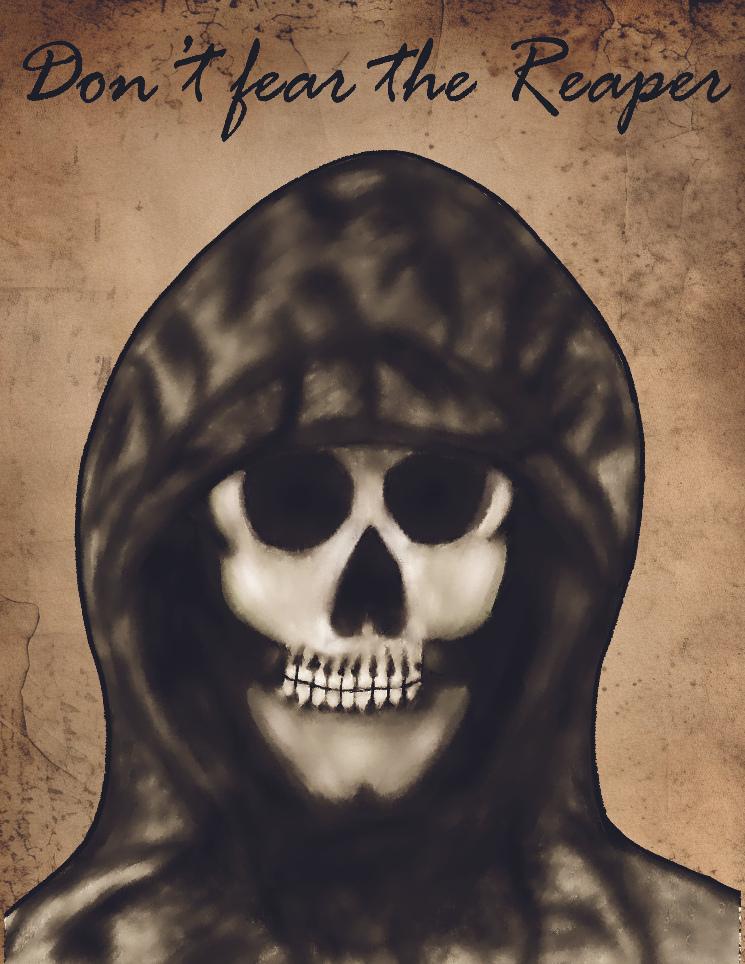 Don't Fear the Reaper - Pencil Drawing (Digitized)