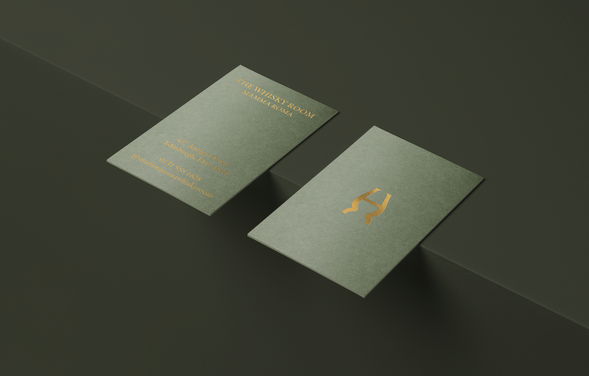 The Whisky Room Business Cards