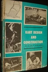 Book titled 'Kart Design and Construction' with photographs of go-kart designs and construction.