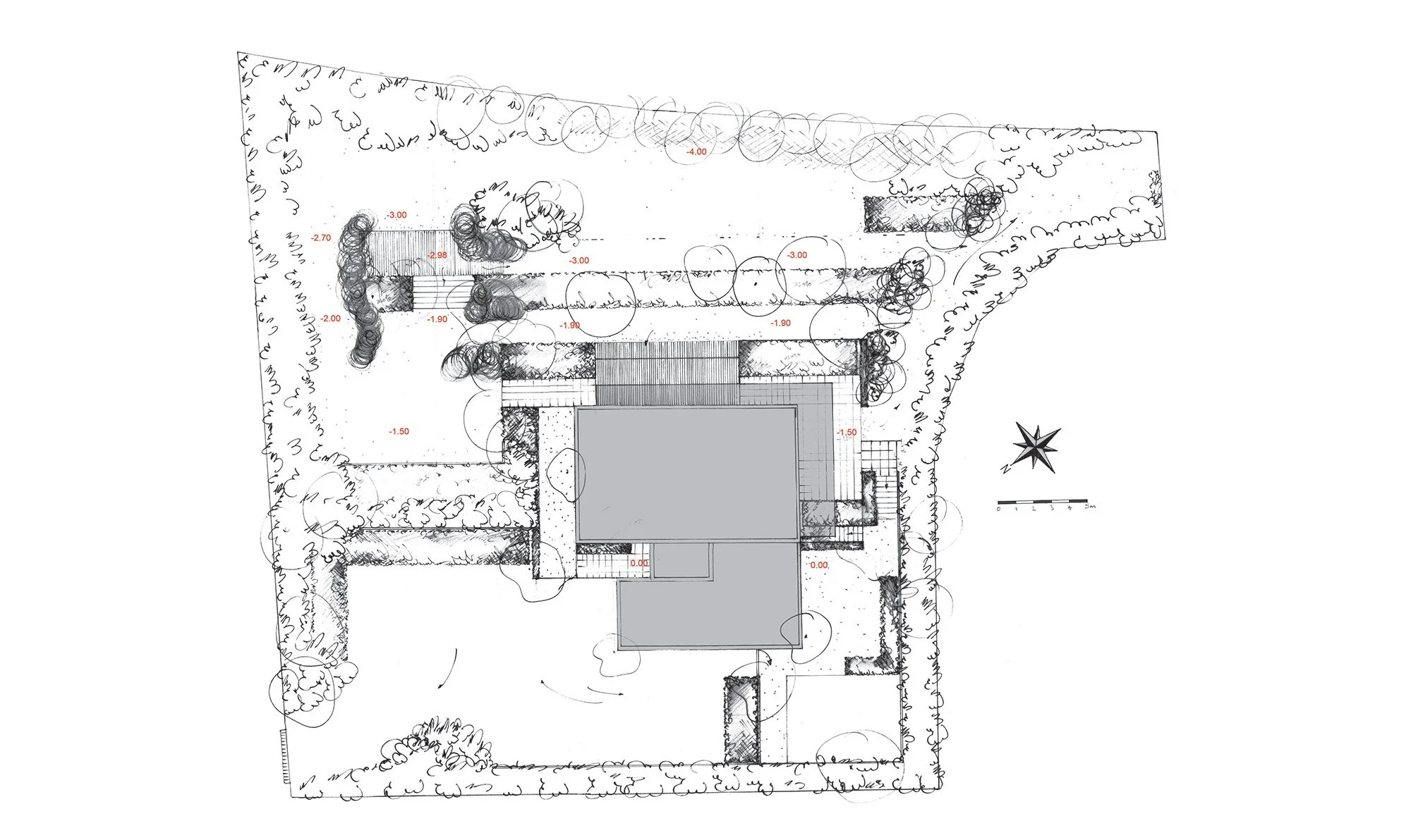 Plan de jardin de bord de mer à Locquirec réalisé par Atelier Callarec