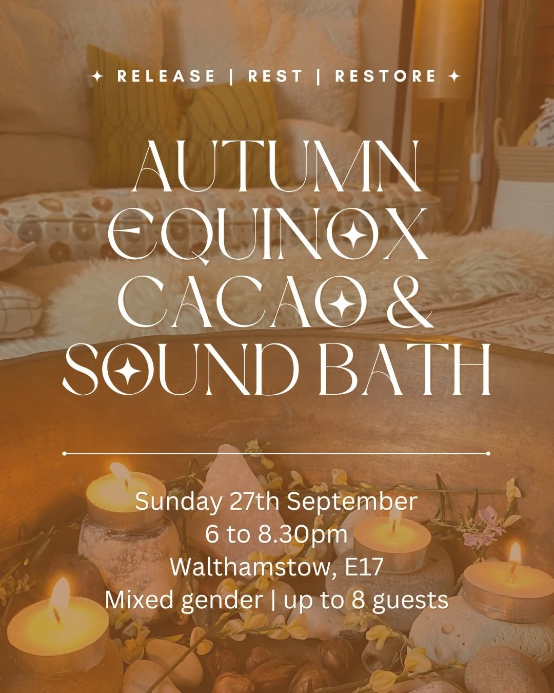 🍂 As summer begins to soften into autumn, there&rsquo;s a natural invitation to turn inward.

To slow down. Take stock. Notice what&rsquo;s asking for your attention and what you&rsquo;re ready to leave behind.

This Autumn Equinox, we&rsquo;ll gath