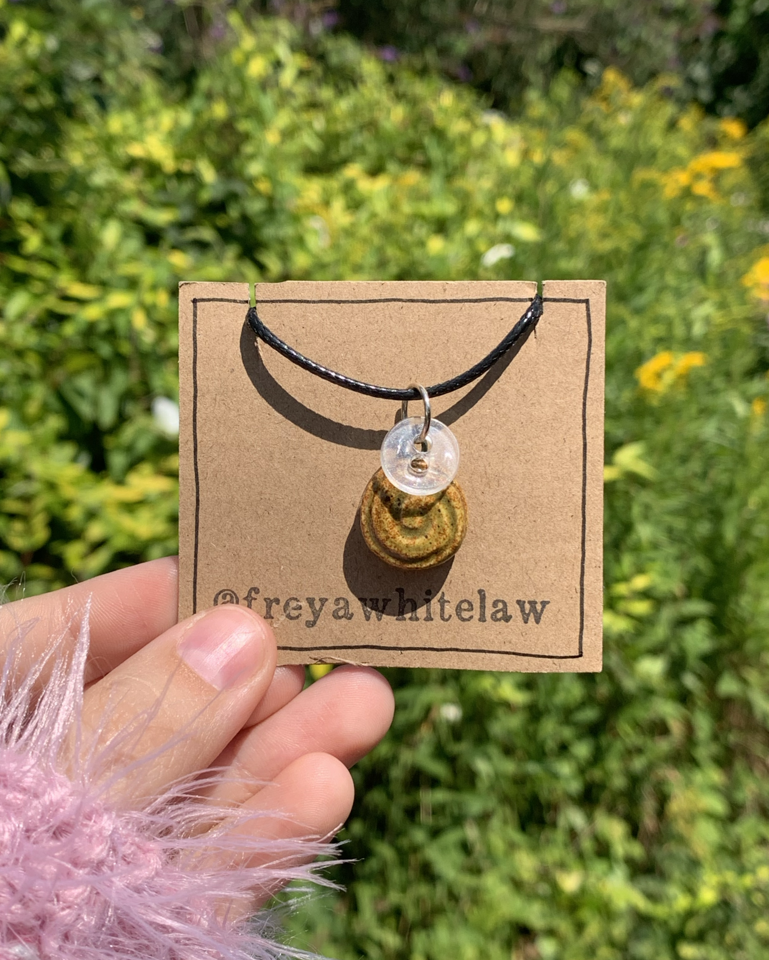 Green Spiral Necklace