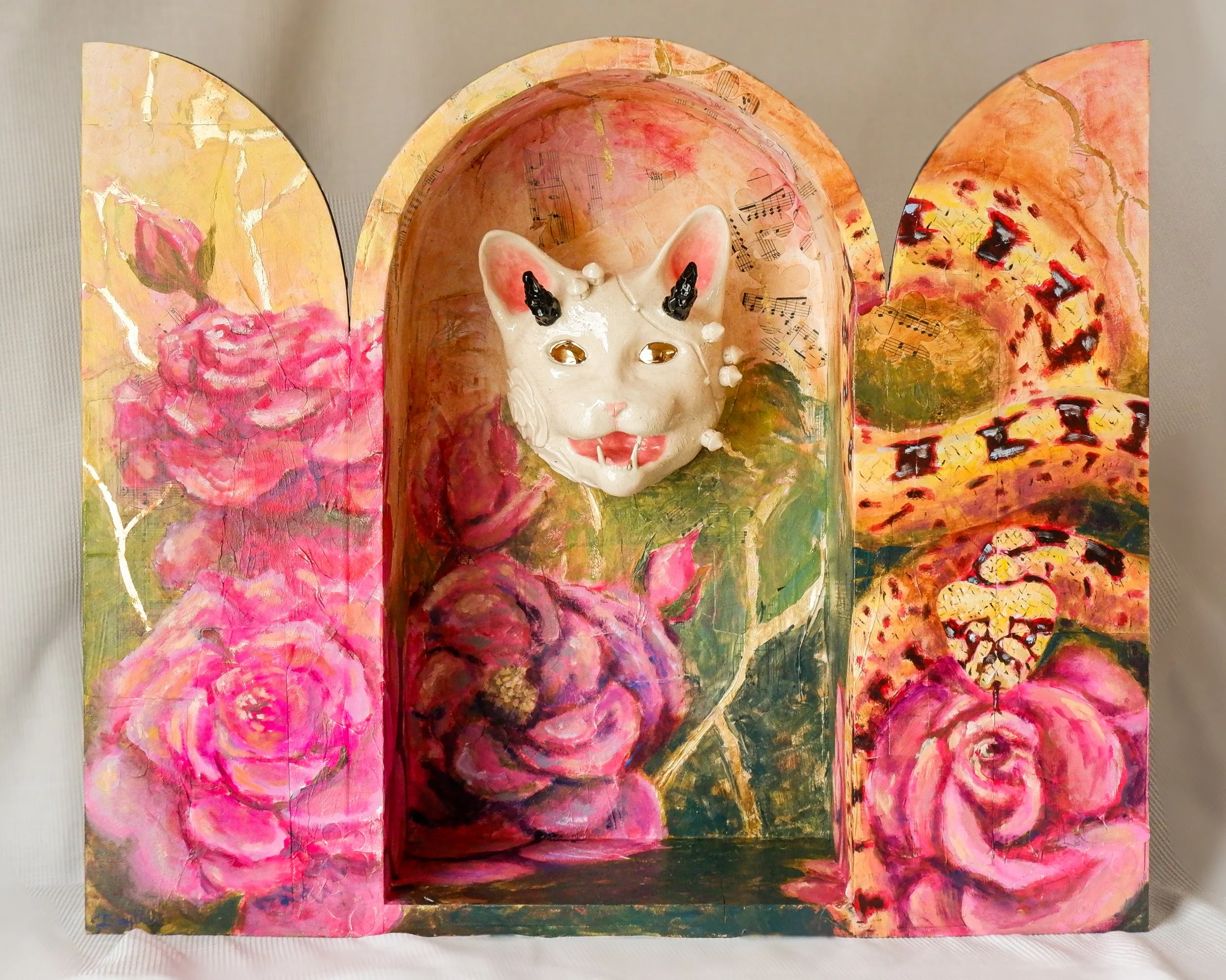Idol of the Untamed, Mixed Media 2025