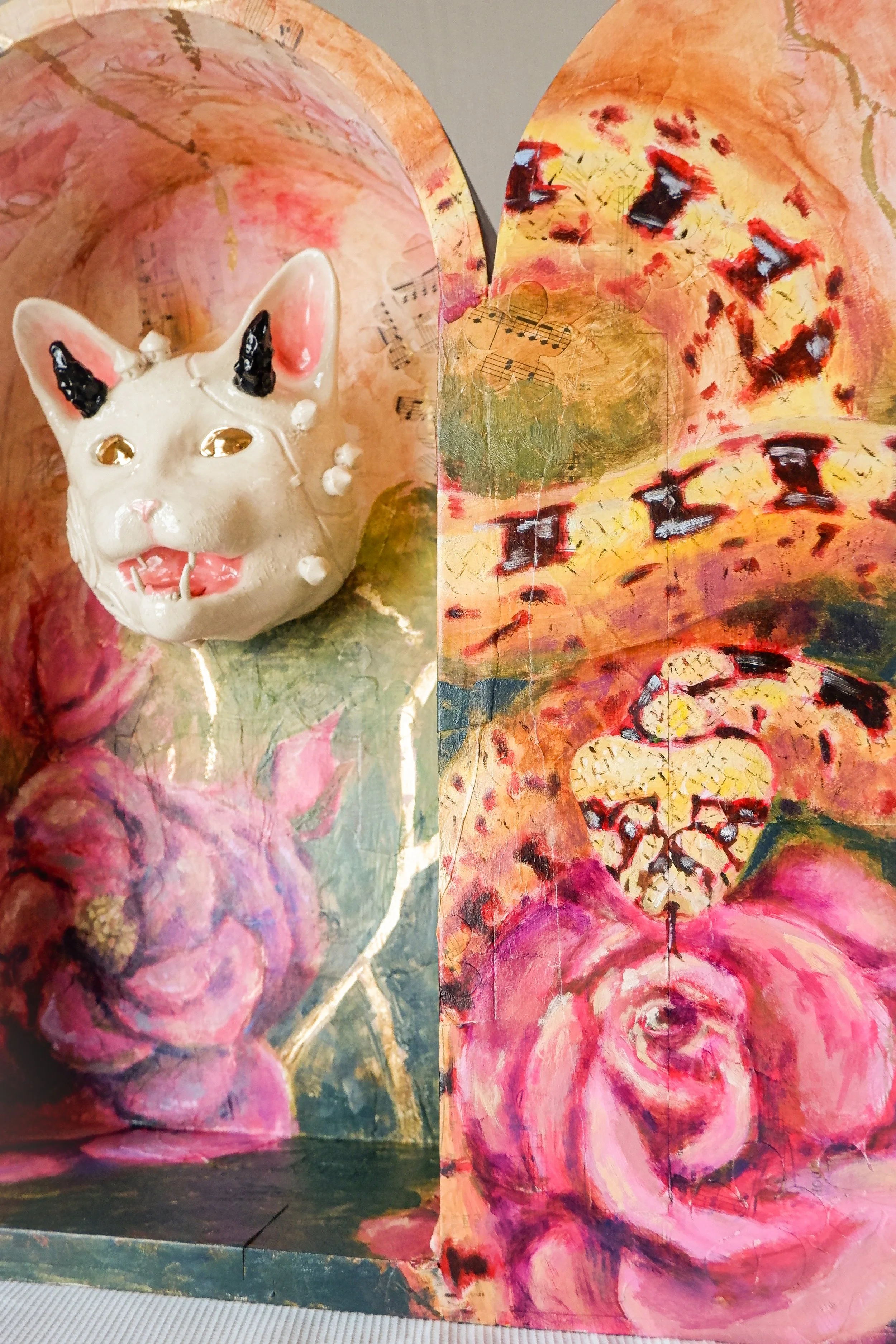 Idol of the Untamed, Mixed Media 2025