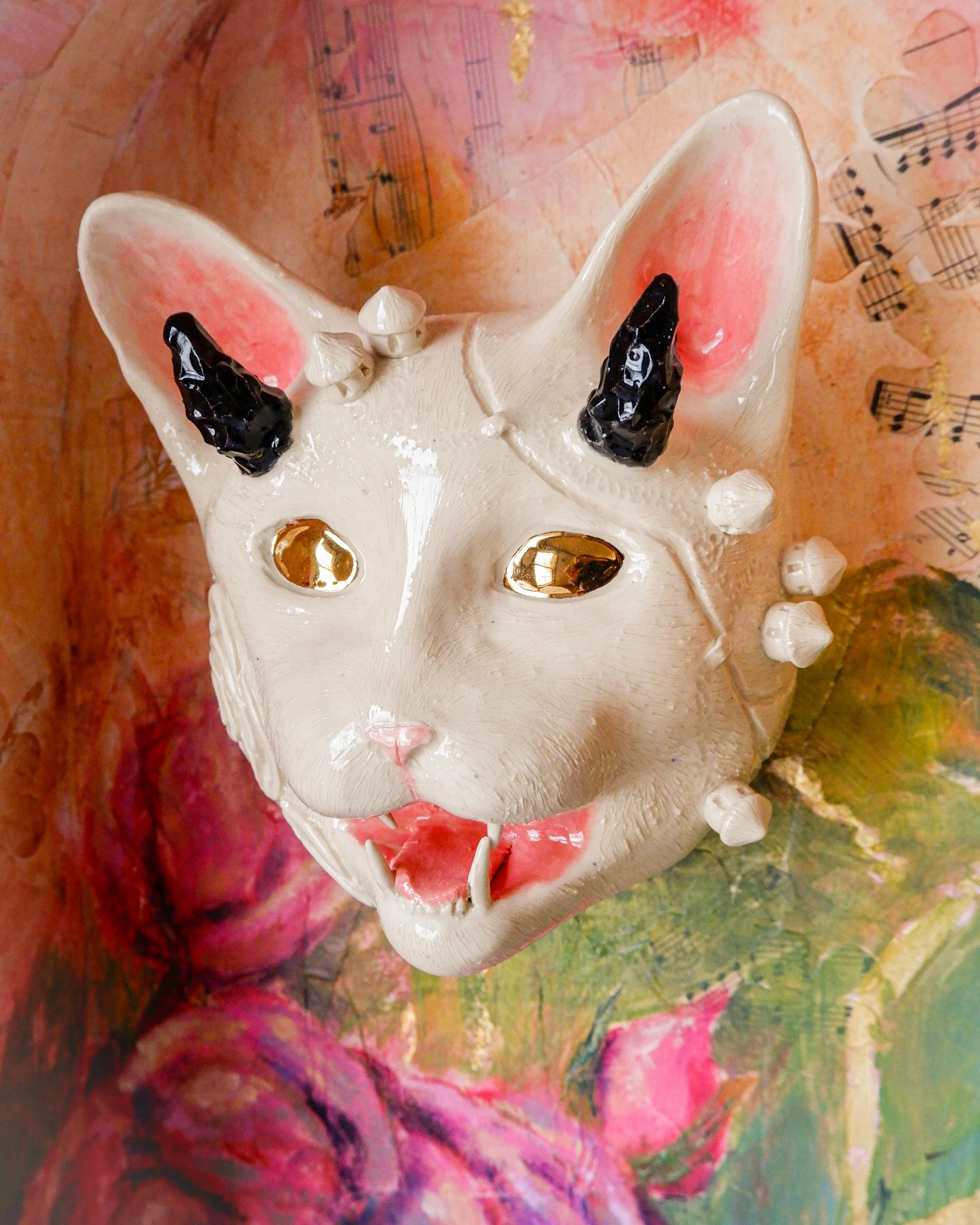 Idol of the Untamed, Mixed Media 2025