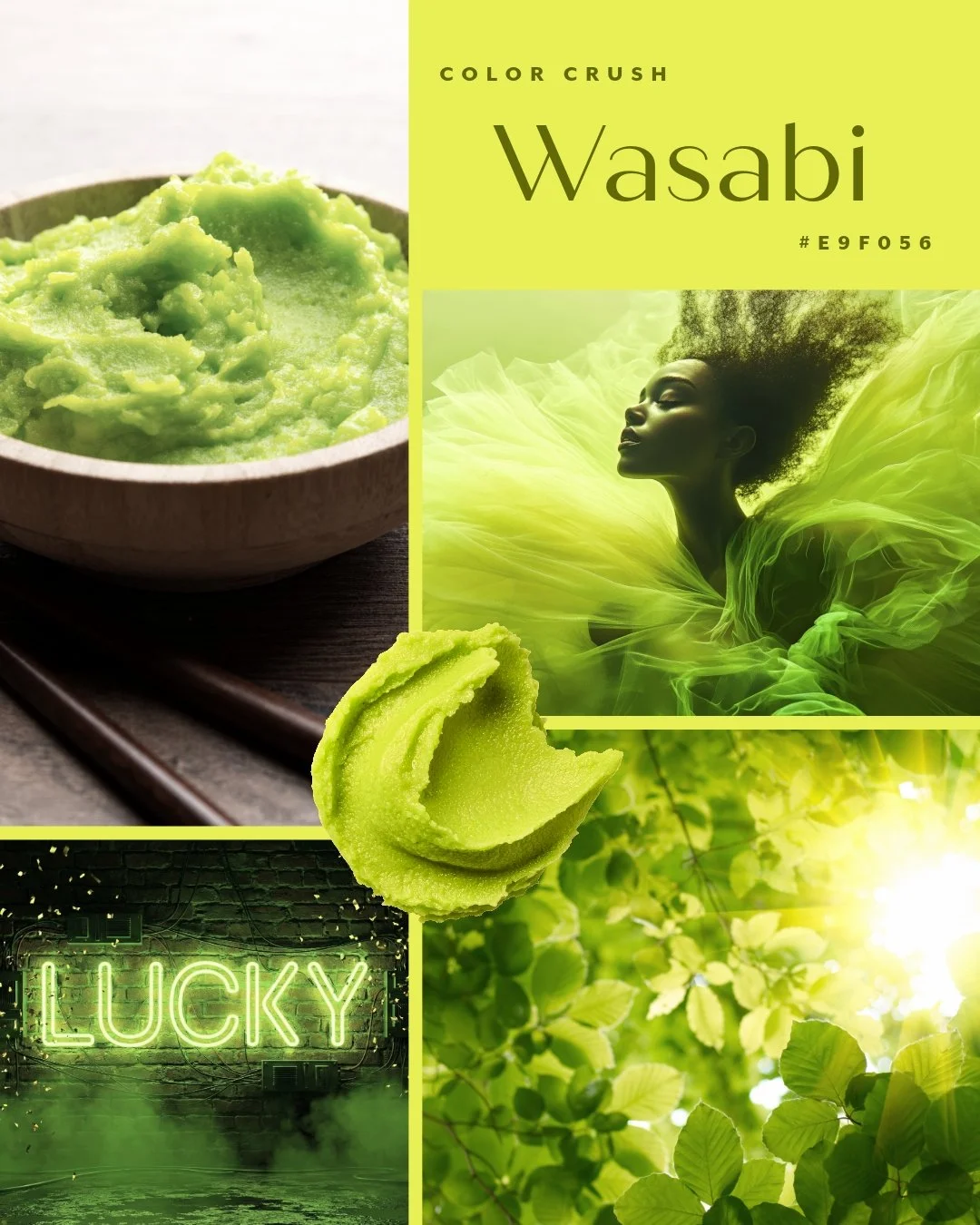 Friday Inspo 💚

Die vierte Farbe in der Color Crush Reihe ist Wasabi.

Ausgefallen, laut und sicher nicht f&uuml;r jeden etwas: Wasabi ist auff&auml;llig, mutig und selbstbewusst &ndash; eine Farbe, die Aufmerksamkeit fordert.

Sie passt besonders g