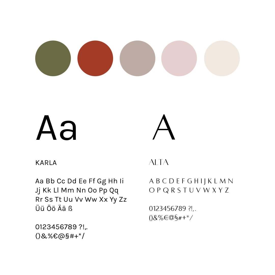 Farben und Schriften Studio C