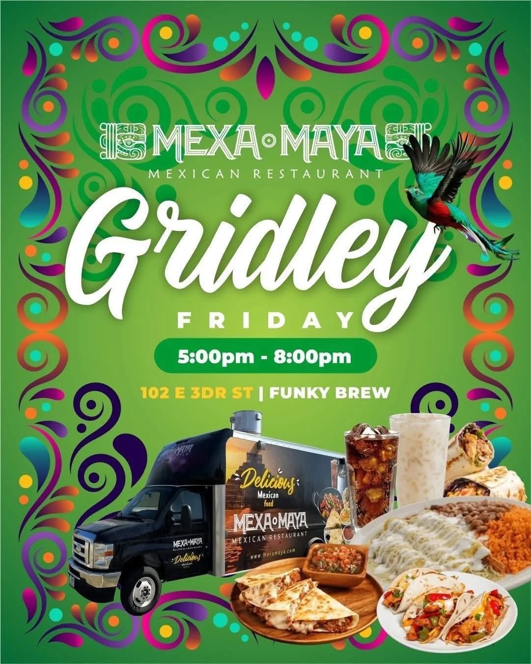 Mexa Maya will be here on Friday, February 27, 2026!