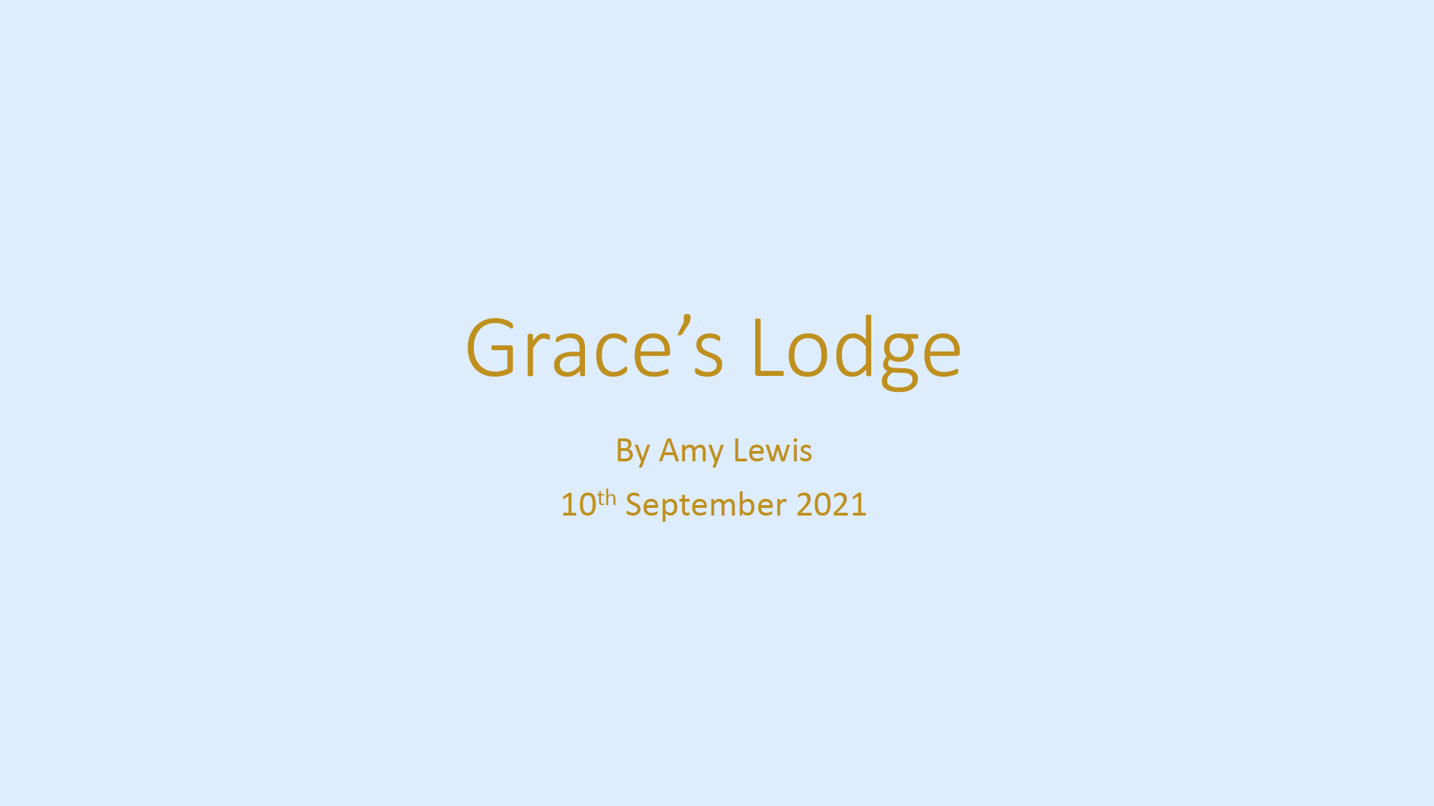 Grace's Lodge