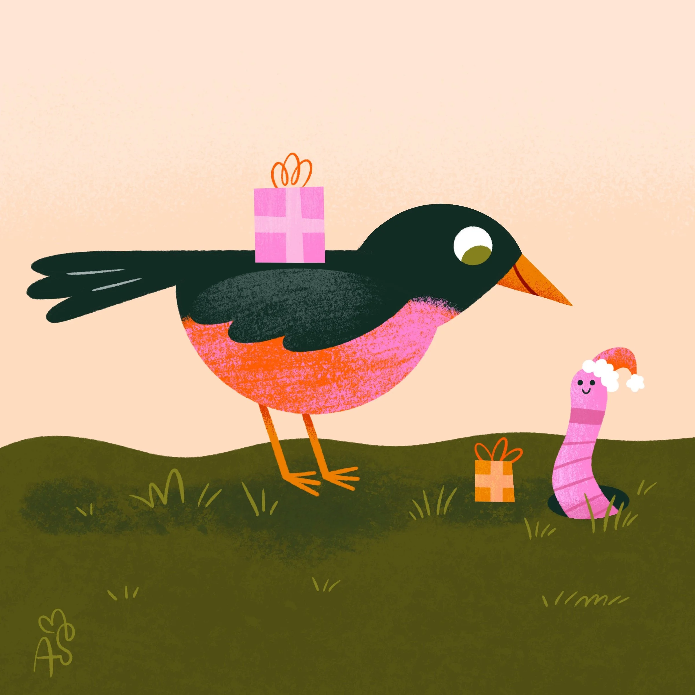 The Robin and the Worm