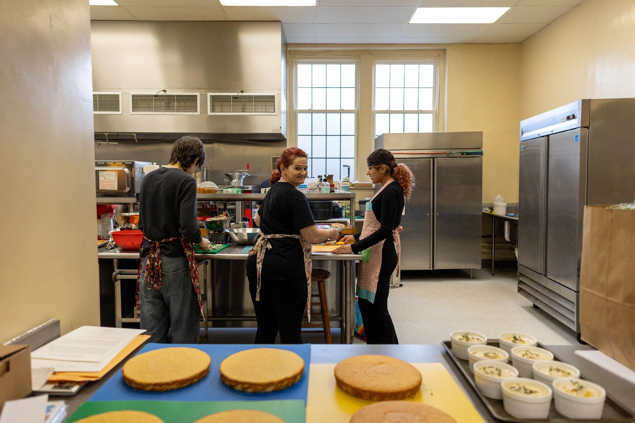 For the last 6 weeks our team members have been busy taking Dana Lindaman's community cuisine class at Pilgrim Church! Throughout the course we focused on the development of practical skills, working with cost-conscious ingredients, and finding ways 