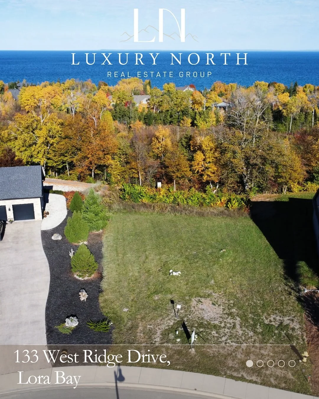 For Sale-📍133 West Ridge Drive, Lora Bay

Imagine crafting your dream home on this premium lot overlooking the shimmering waters of Georgian Bay, in the highly coveted Lora Bay community. Surrounded by custom-built luxury residences, an award-winnin