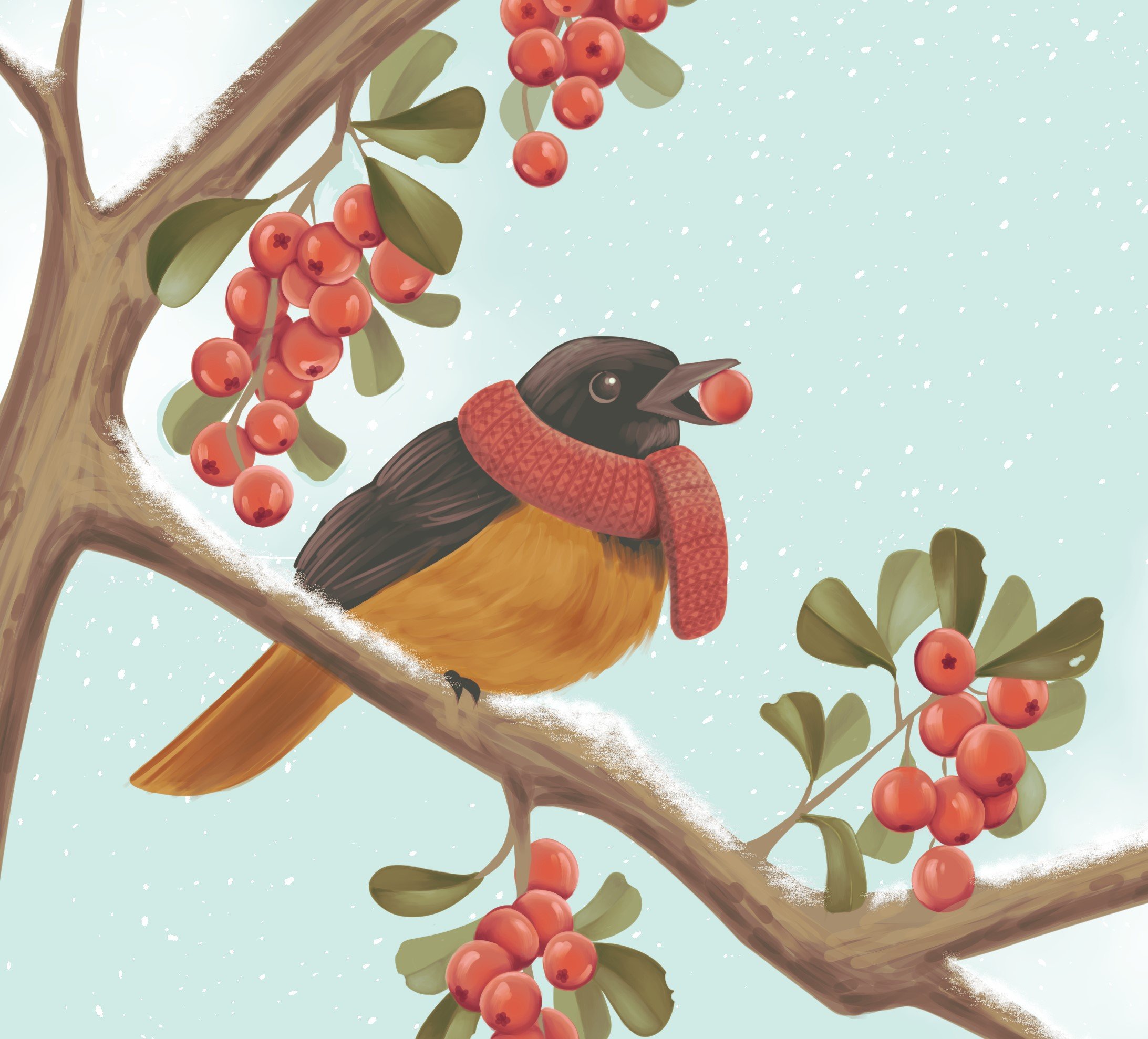 Little Birds Illustration