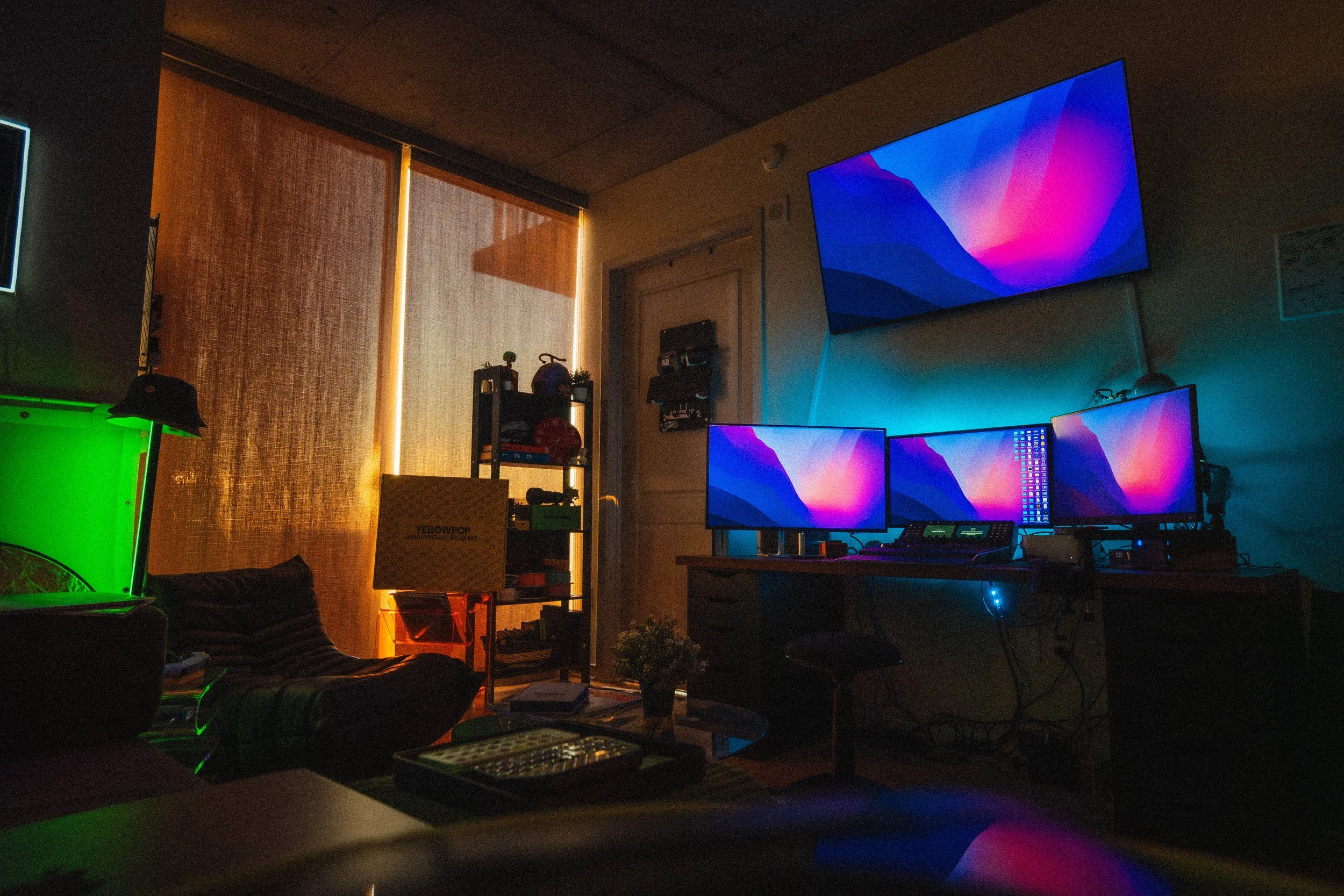 Grading Studio Morning/Day Blinds Down