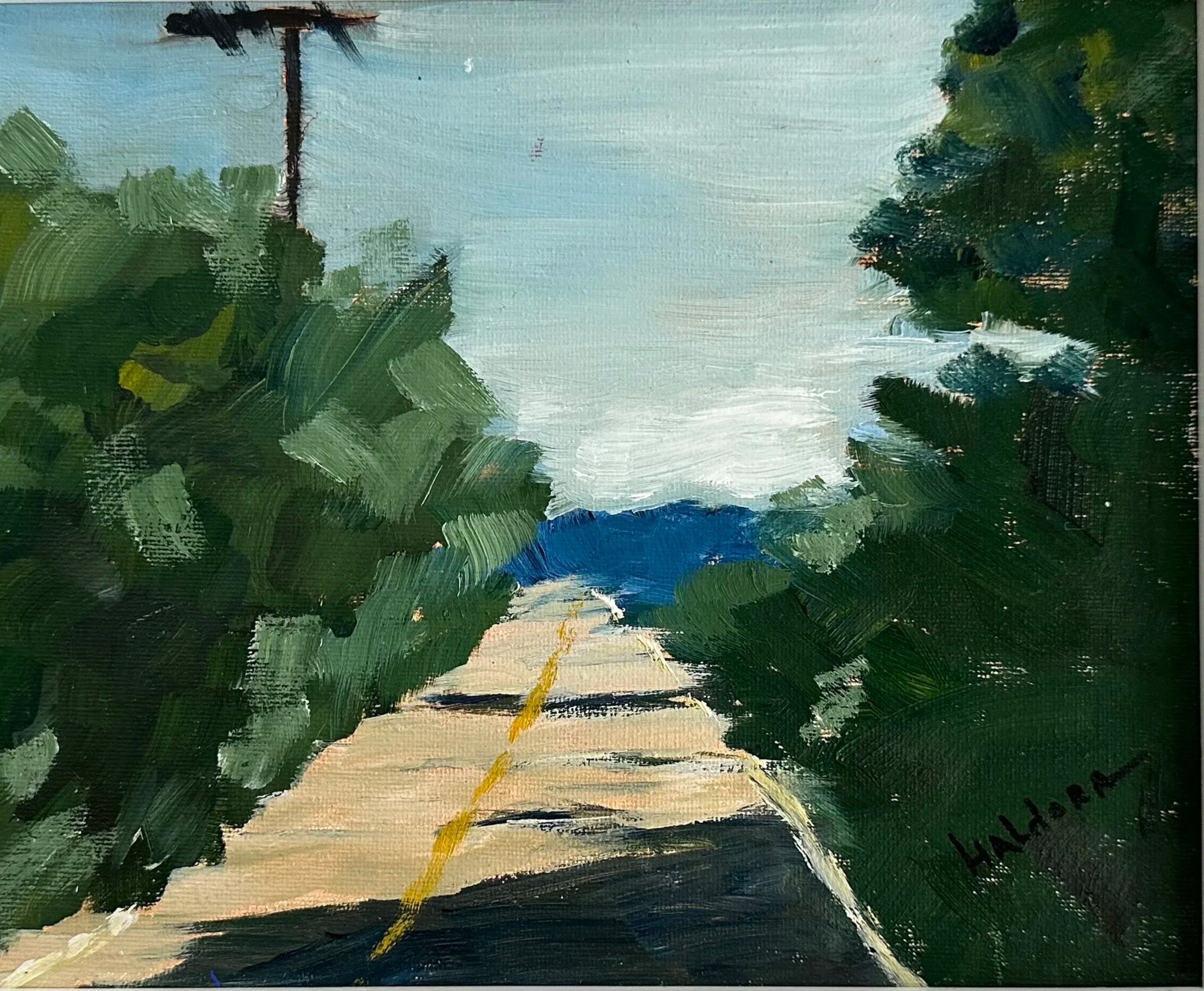 "Road Trip"  -  Oil. -  8" x 10" 