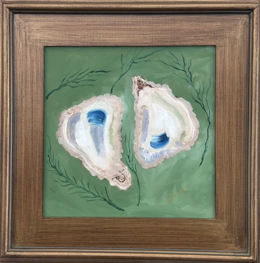 "Shell Song Duet"  - 12" x 12"  -  Oil  