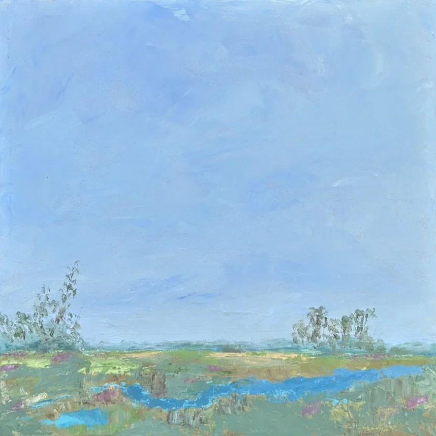 "Whispers of Spring"  -   20" x 20" -  Oil on Canvas. 