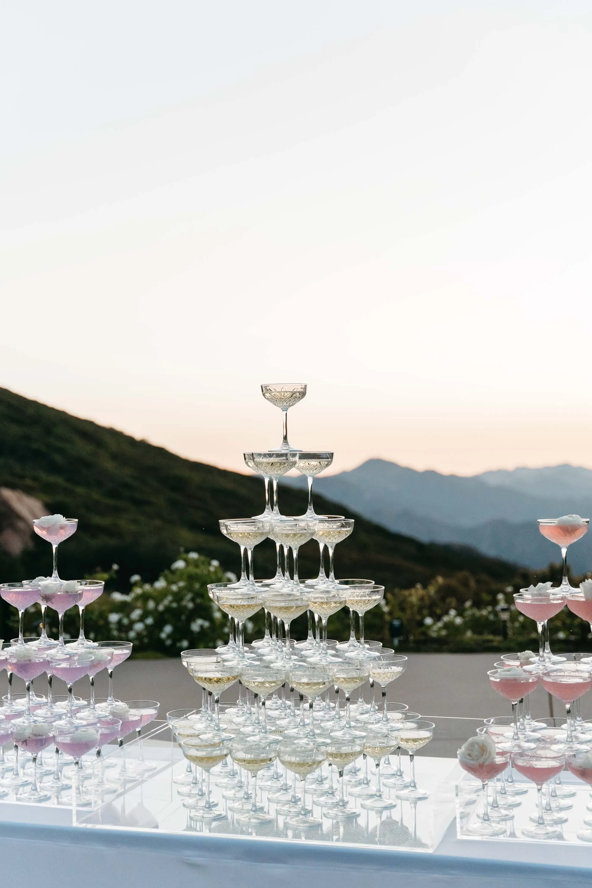 Stone Mountain Estates Wedding - French Toast Towers Champagne Toast Celebration 1 (1).jpg