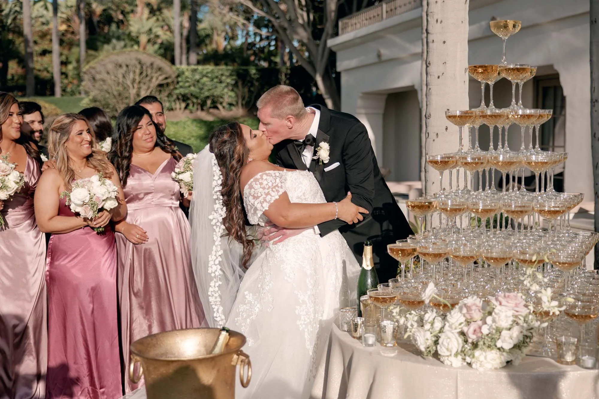 Ritz Carlton Dana Point Wedding - French Toast Champagne Towers 9.jpg