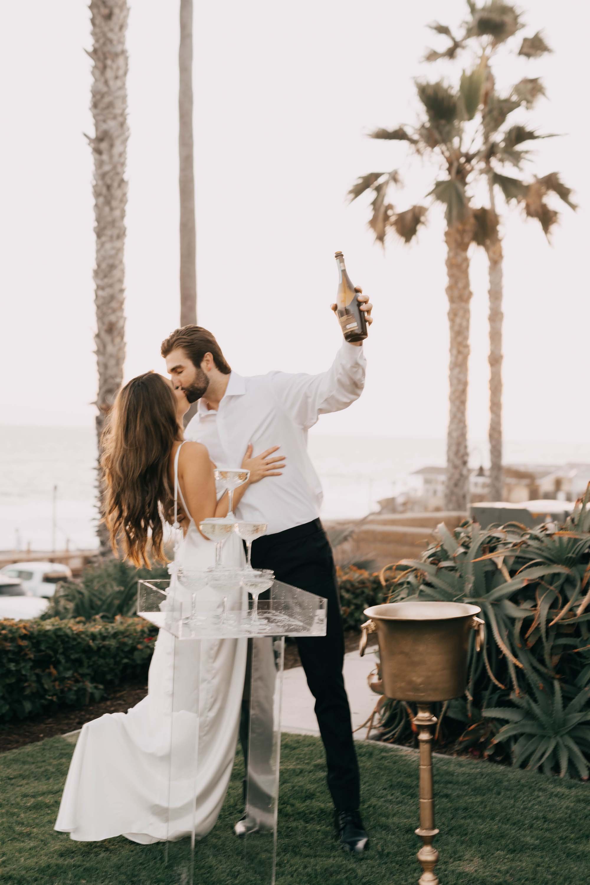 Ole Hanson Wedding - French Toast Towers Champagne Toast Celebration 1.jpg