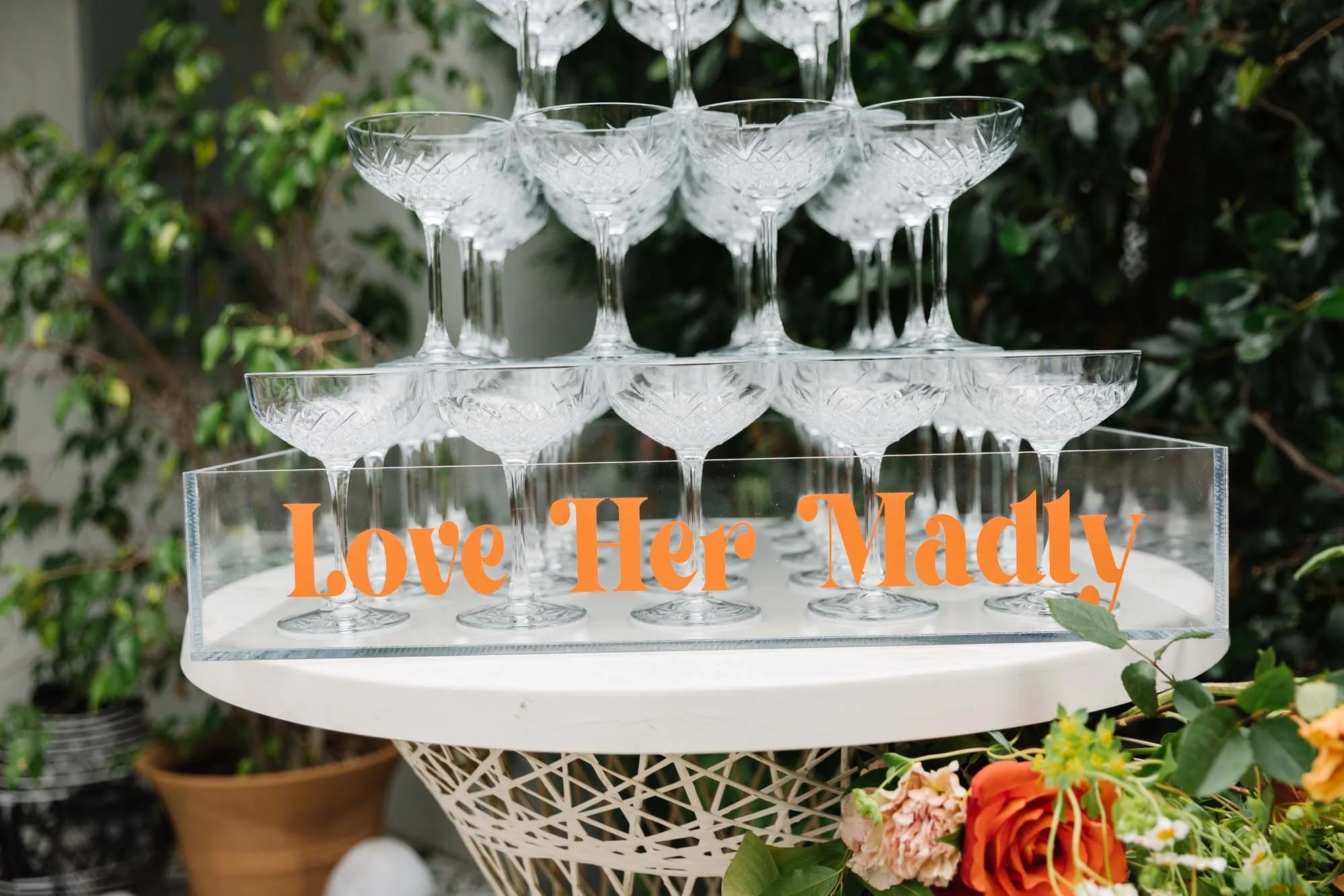 60th Birthday Party Private Estate  - Champagne Toast Towers French Toast Towers 7.jpg