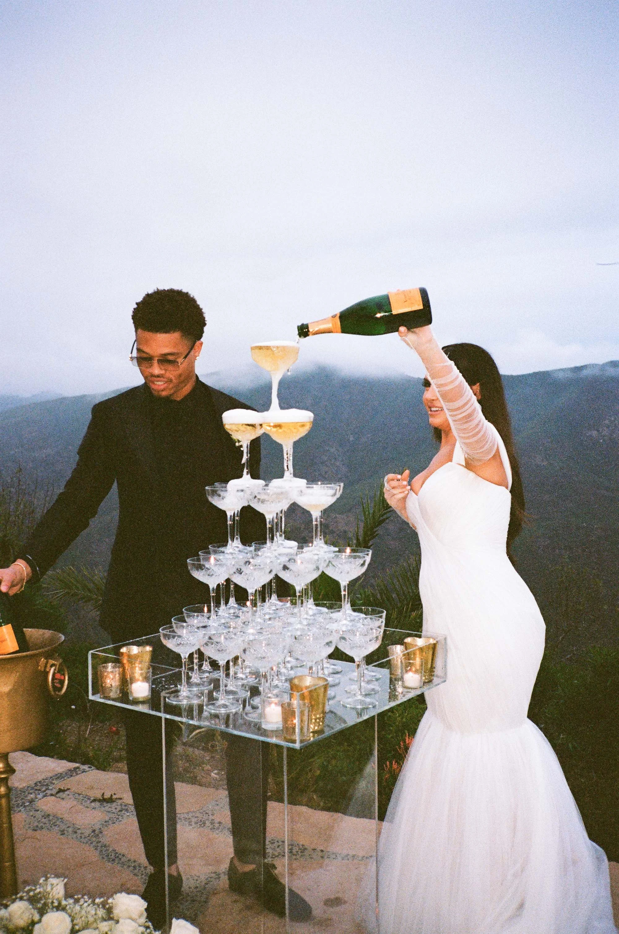 Malibu Dream Resort Wedding - French Toast Towers Champagne Celebration 3.jpg
