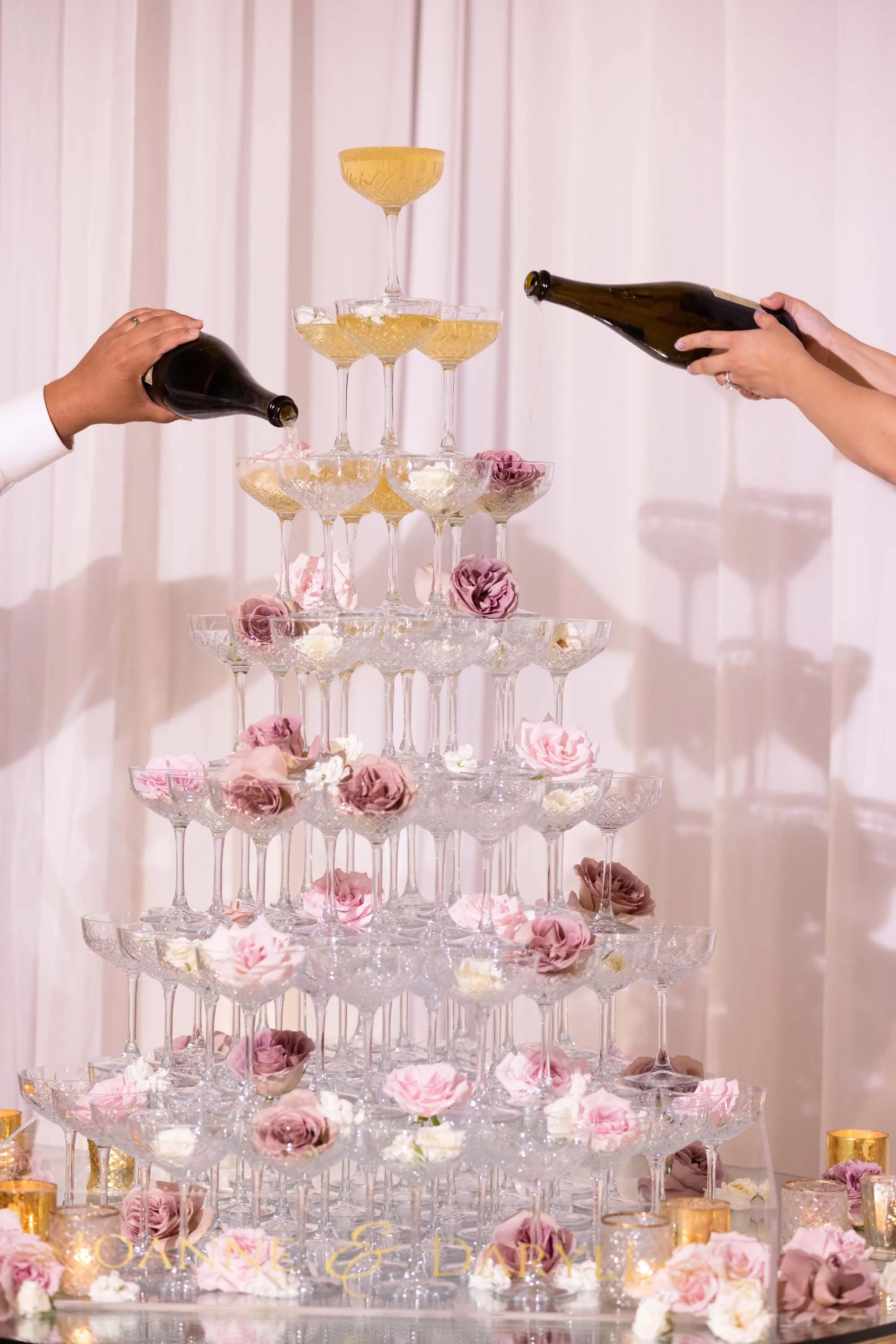 Monarch Beach Resort Wedding  Celebration with a Champagne Tower by French Toast Towers 6.jpg