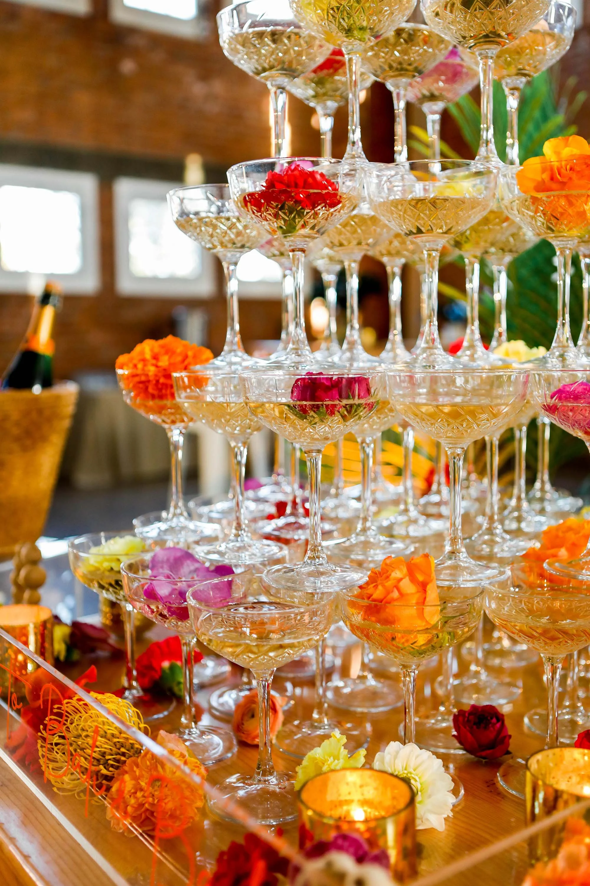 BRICK San Diego Wedding and Event Venue Wedding - Champagne Toast Towers French Toast Towers 0.jpg