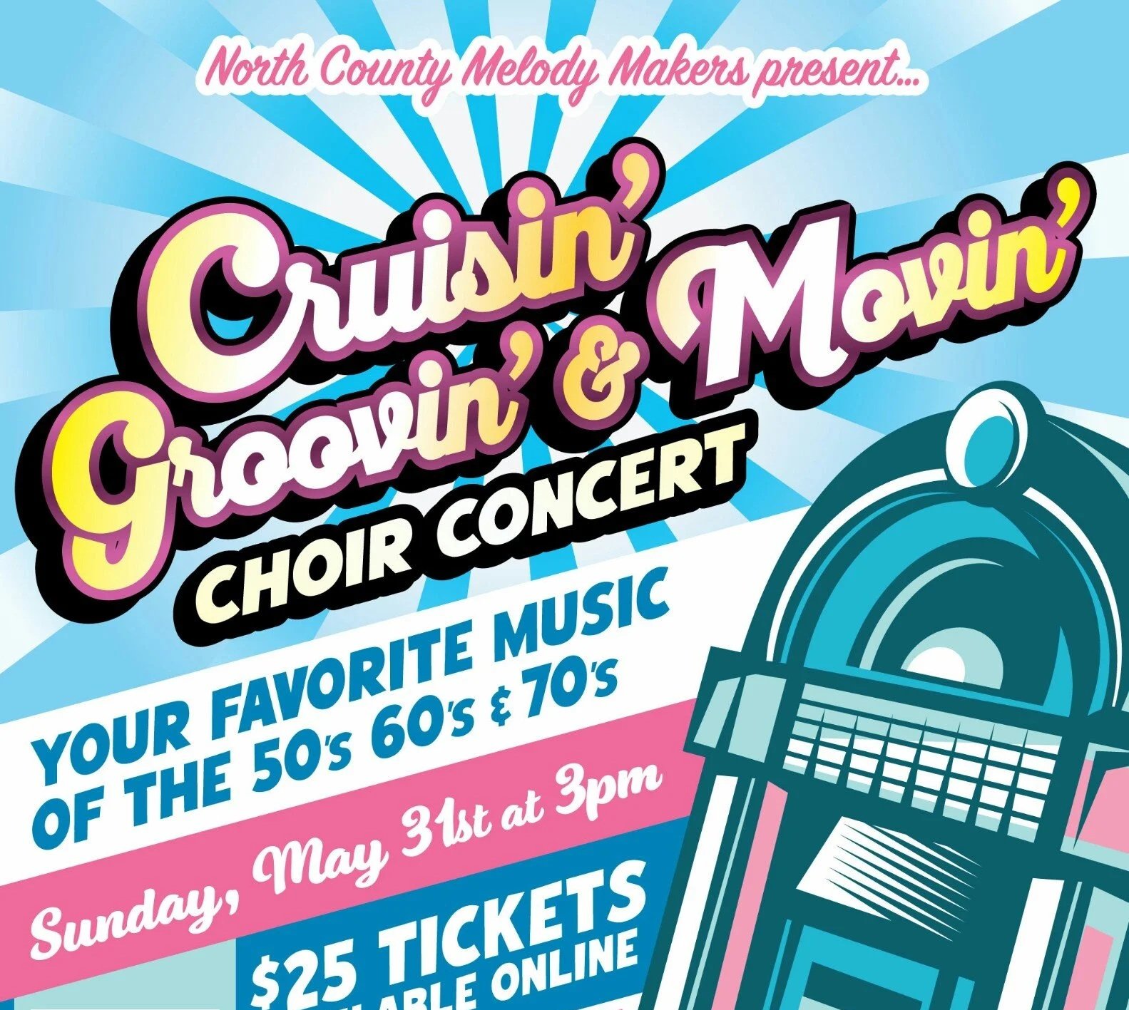 CRUISIN', GROOVIN', AND MOVIN' - North County Melody Makers