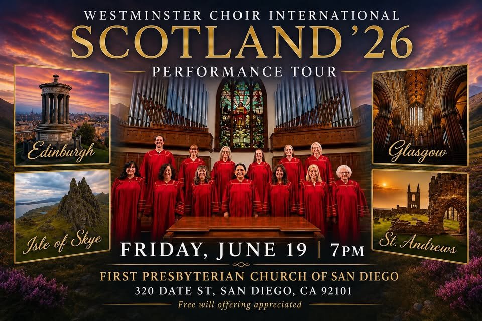 Scotland ‘26 Pre-Departure Concert - Westminster Choir