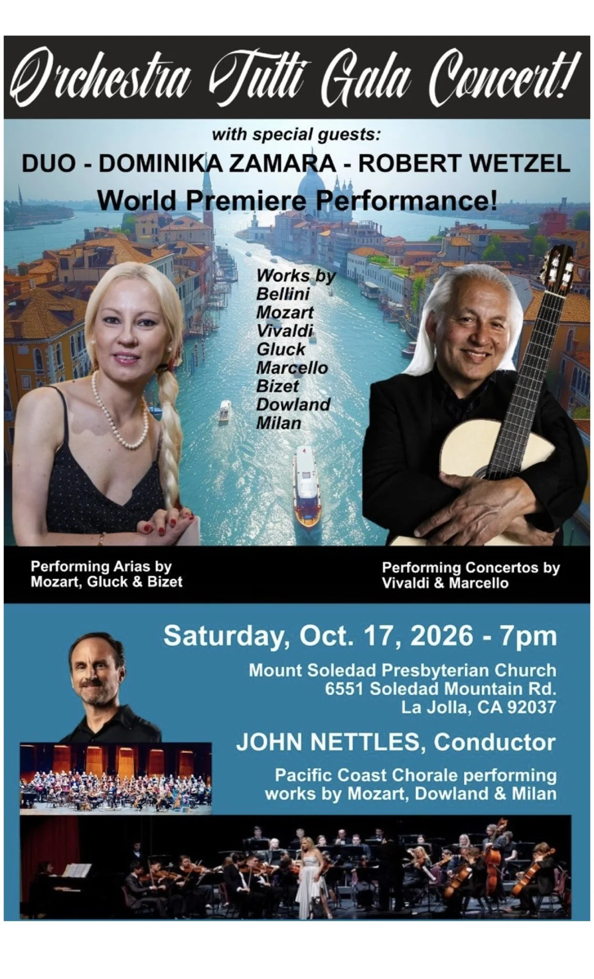 Orchestra Tutti Gala Concert - Pacific Coast Chorale