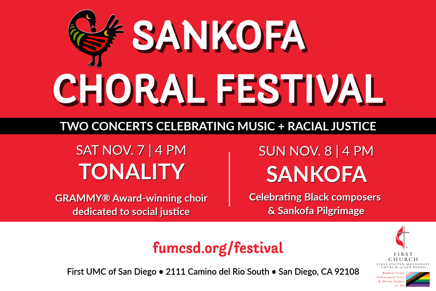 Sankofa Choral Festival - First UMC San Diego Masterwork Chorale &amp; Chancel Choir