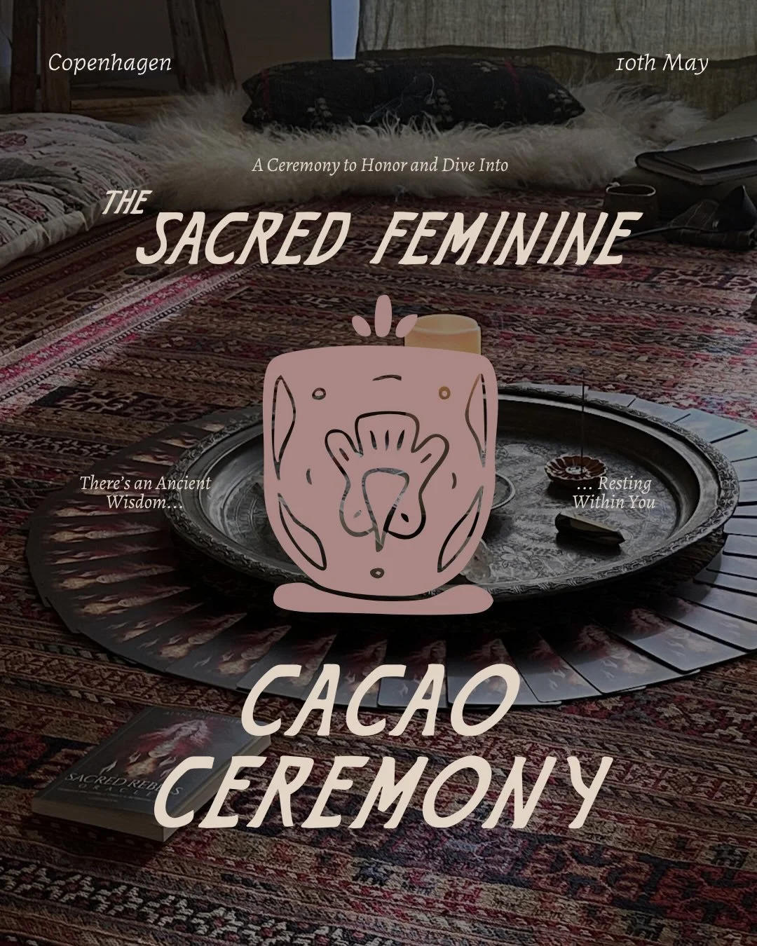There&rsquo;s an Ancient Wisdom Resting Within You🪷

Get ready to honor and dive into the sacred feminine with me and Mama Cacao the 10th of May🤎

To join the ceremony (or if you&rsquo;re left with any questions), send me a DM💌

I&rsquo;m so excit